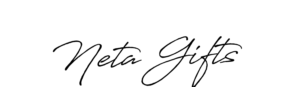 You can use this online signature creator to create a handwritten signature for the name Neta Gifts. This is the best online autograph maker. Neta Gifts signature style 7 images and pictures png