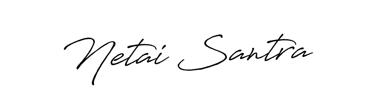 Antro_Vectra_Bolder is a professional signature style that is perfect for those who want to add a touch of class to their signature. It is also a great choice for those who want to make their signature more unique. Get Netai Santra name to fancy signature for free. Netai Santra signature style 7 images and pictures png