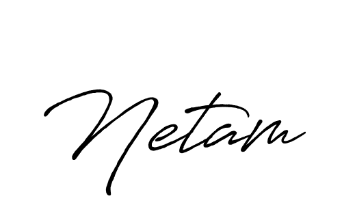 Also You can easily find your signature by using the search form. We will create Netam name handwritten signature images for you free of cost using Antro_Vectra_Bolder sign style. Netam signature style 7 images and pictures png