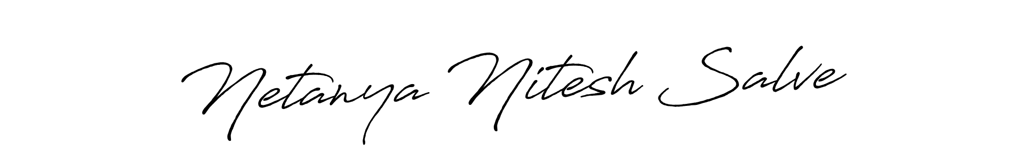 It looks lik you need a new signature style for name Netanya Nitesh Salve. Design unique handwritten (Antro_Vectra_Bolder) signature with our free signature maker in just a few clicks. Netanya Nitesh Salve signature style 7 images and pictures png