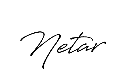 Use a signature maker to create a handwritten signature online. With this signature software, you can design (Antro_Vectra_Bolder) your own signature for name Netar. Netar signature style 7 images and pictures png