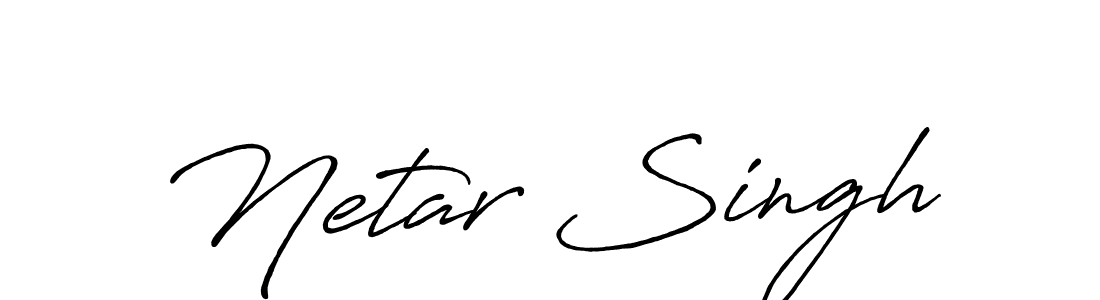 Also we have Netar Singh name is the best signature style. Create professional handwritten signature collection using Antro_Vectra_Bolder autograph style. Netar Singh signature style 7 images and pictures png