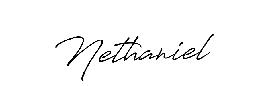 Design your own signature with our free online signature maker. With this signature software, you can create a handwritten (Antro_Vectra_Bolder) signature for name Nethaniel. Nethaniel signature style 7 images and pictures png