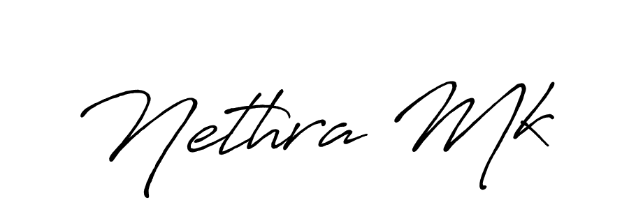 Also You can easily find your signature by using the search form. We will create Nethra Mk name handwritten signature images for you free of cost using Antro_Vectra_Bolder sign style. Nethra Mk signature style 7 images and pictures png