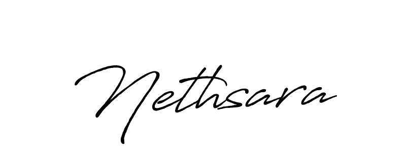 Also we have Nethsara name is the best signature style. Create professional handwritten signature collection using Antro_Vectra_Bolder autograph style. Nethsara signature style 7 images and pictures png