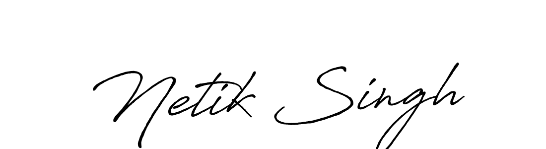 Make a beautiful signature design for name Netik Singh. Use this online signature maker to create a handwritten signature for free. Netik Singh signature style 7 images and pictures png