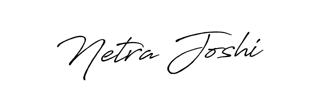 Also we have Netra Joshi name is the best signature style. Create professional handwritten signature collection using Antro_Vectra_Bolder autograph style. Netra Joshi signature style 7 images and pictures png