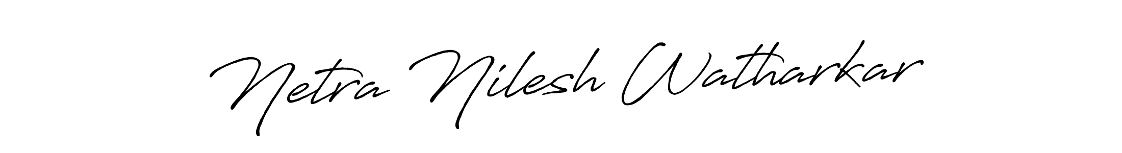 You can use this online signature creator to create a handwritten signature for the name Netra Nilesh Watharkar. This is the best online autograph maker. Netra Nilesh Watharkar signature style 7 images and pictures png