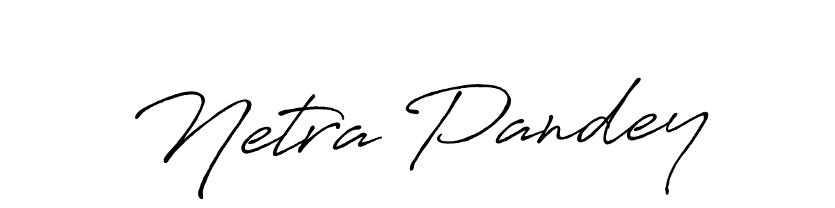 Also we have Netra Pandey name is the best signature style. Create professional handwritten signature collection using Antro_Vectra_Bolder autograph style. Netra Pandey signature style 7 images and pictures png