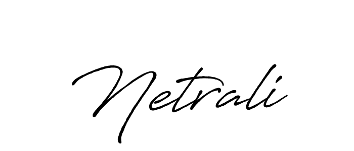 Here are the top 10 professional signature styles for the name Netrali. These are the best autograph styles you can use for your name. Netrali signature style 7 images and pictures png