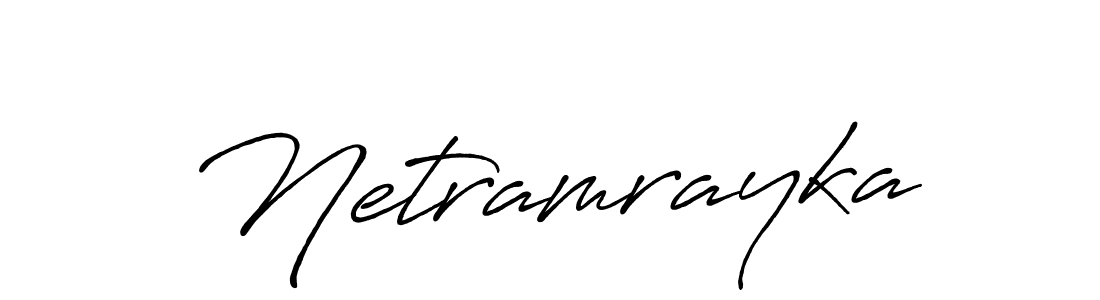 Similarly Antro_Vectra_Bolder is the best handwritten signature design. Signature creator online .You can use it as an online autograph creator for name Netramrayka. Netramrayka signature style 7 images and pictures png