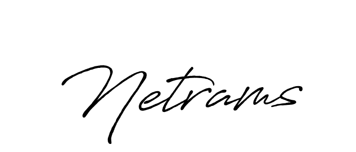 Antro_Vectra_Bolder is a professional signature style that is perfect for those who want to add a touch of class to their signature. It is also a great choice for those who want to make their signature more unique. Get Netrams name to fancy signature for free. Netrams signature style 7 images and pictures png