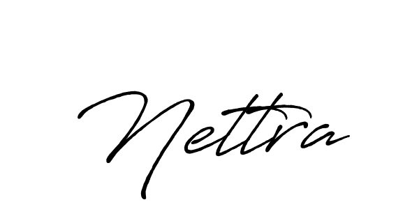 if you are searching for the best signature style for your name Nettra. so please give up your signature search. here we have designed multiple signature styles  using Antro_Vectra_Bolder. Nettra signature style 7 images and pictures png