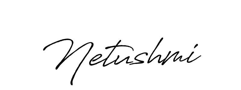 The best way (Antro_Vectra_Bolder) to make a short signature is to pick only two or three words in your name. The name Netushmi include a total of six letters. For converting this name. Netushmi signature style 7 images and pictures png