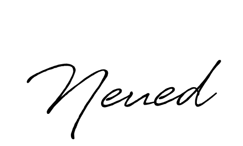 It looks lik you need a new signature style for name Neued. Design unique handwritten (Antro_Vectra_Bolder) signature with our free signature maker in just a few clicks. Neued signature style 7 images and pictures png