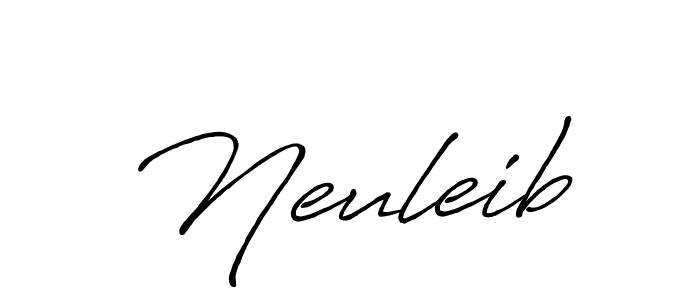 How to make Neuleib signature? Antro_Vectra_Bolder is a professional autograph style. Create handwritten signature for Neuleib name. Neuleib signature style 7 images and pictures png