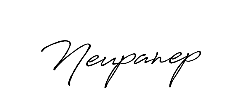 Design your own signature with our free online signature maker. With this signature software, you can create a handwritten (Antro_Vectra_Bolder) signature for name Neupanep. Neupanep signature style 7 images and pictures png