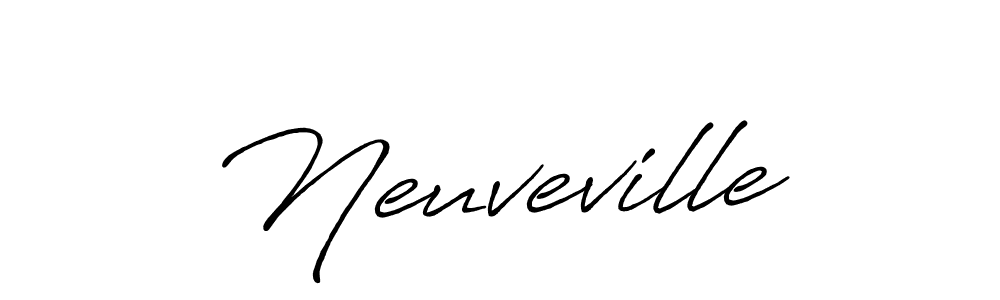Similarly Antro_Vectra_Bolder is the best handwritten signature design. Signature creator online .You can use it as an online autograph creator for name Neuveville. Neuveville signature style 7 images and pictures png