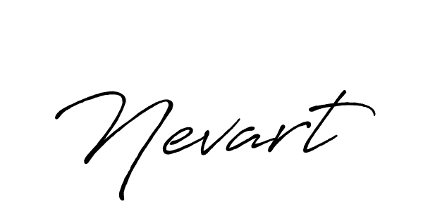 Use a signature maker to create a handwritten signature online. With this signature software, you can design (Antro_Vectra_Bolder) your own signature for name Nevart. Nevart signature style 7 images and pictures png