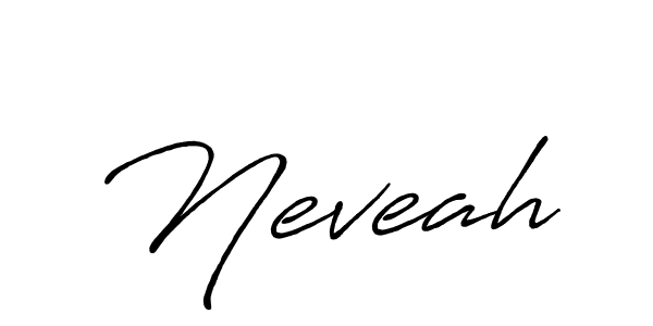 Also we have Neveah name is the best signature style. Create professional handwritten signature collection using Antro_Vectra_Bolder autograph style. Neveah signature style 7 images and pictures png
