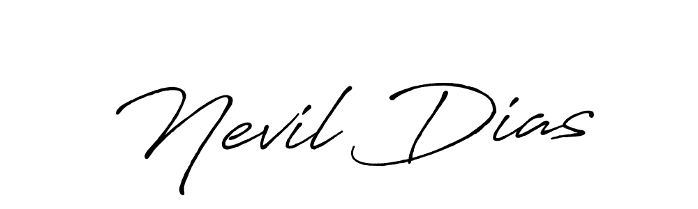 Once you've used our free online signature maker to create your best signature Antro_Vectra_Bolder style, it's time to enjoy all of the benefits that Nevil Dias name signing documents. Nevil Dias signature style 7 images and pictures png