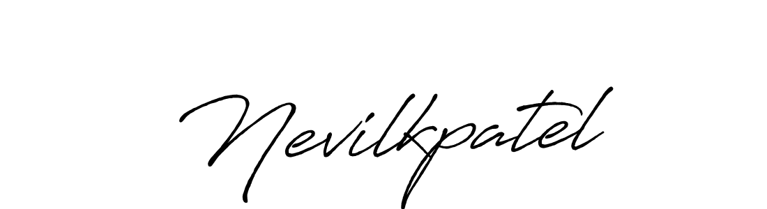 if you are searching for the best signature style for your name Nevilkpatel. so please give up your signature search. here we have designed multiple signature styles  using Antro_Vectra_Bolder. Nevilkpatel signature style 7 images and pictures png