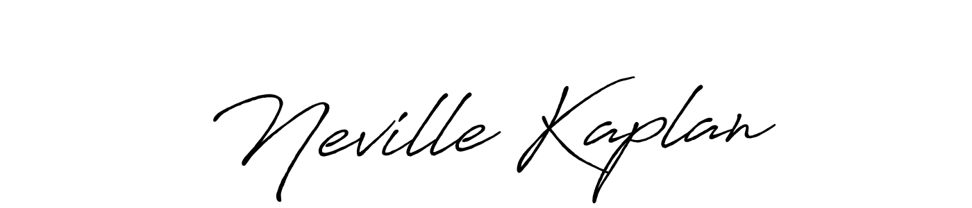 How to make Neville Kaplan signature? Antro_Vectra_Bolder is a professional autograph style. Create handwritten signature for Neville Kaplan name. Neville Kaplan signature style 7 images and pictures png