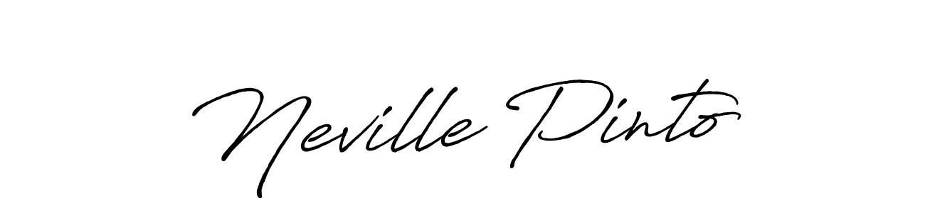 The best way (Antro_Vectra_Bolder) to make a short signature is to pick only two or three words in your name. The name Neville Pinto include a total of six letters. For converting this name. Neville Pinto signature style 7 images and pictures png