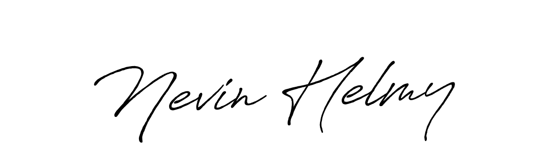You should practise on your own different ways (Antro_Vectra_Bolder) to write your name (Nevin Helmy) in signature. don't let someone else do it for you. Nevin Helmy signature style 7 images and pictures png
