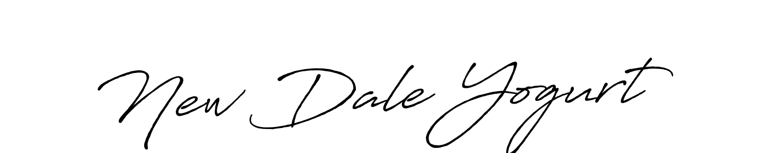 New Dale Yogurt stylish signature style. Best Handwritten Sign (Antro_Vectra_Bolder) for my name. Handwritten Signature Collection Ideas for my name New Dale Yogurt. New Dale Yogurt signature style 7 images and pictures png