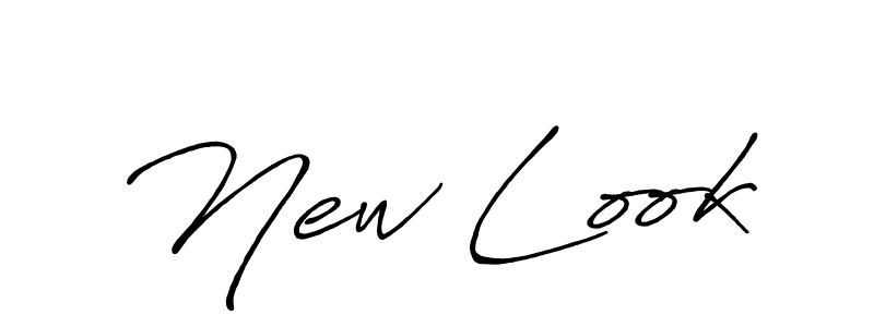 Also we have New Look name is the best signature style. Create professional handwritten signature collection using Antro_Vectra_Bolder autograph style. New Look signature style 7 images and pictures png