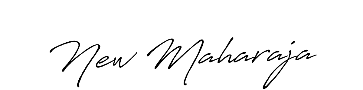 Make a beautiful signature design for name New Maharaja. With this signature (Antro_Vectra_Bolder) style, you can create a handwritten signature for free. New Maharaja signature style 7 images and pictures png