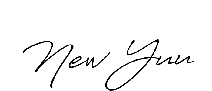How to Draw New Yuu signature style? Antro_Vectra_Bolder is a latest design signature styles for name New Yuu. New Yuu signature style 7 images and pictures png