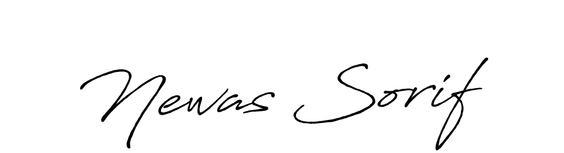 It looks lik you need a new signature style for name Newas Sorif. Design unique handwritten (Antro_Vectra_Bolder) signature with our free signature maker in just a few clicks. Newas Sorif signature style 7 images and pictures png