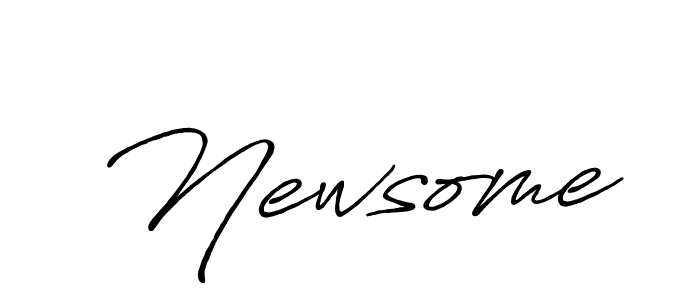 Make a short Newsome signature style. Manage your documents anywhere anytime using Antro_Vectra_Bolder. Create and add eSignatures, submit forms, share and send files easily. Newsome signature style 7 images and pictures png