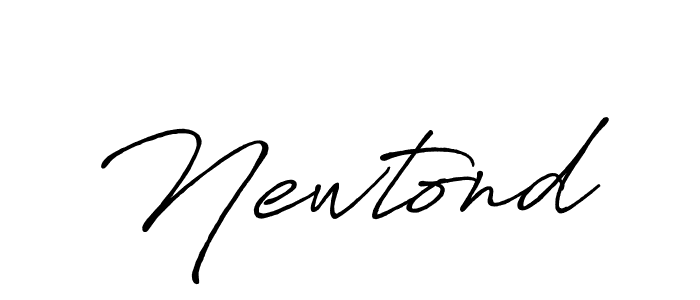 Design your own signature with our free online signature maker. With this signature software, you can create a handwritten (Antro_Vectra_Bolder) signature for name Newtond. Newtond signature style 7 images and pictures png