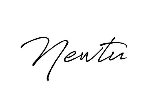 Make a beautiful signature design for name Newtu. Use this online signature maker to create a handwritten signature for free. Newtu signature style 7 images and pictures png