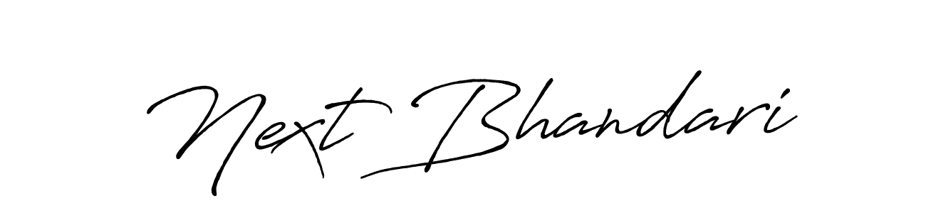 Here are the top 10 professional signature styles for the name Next Bhandari. These are the best autograph styles you can use for your name. Next Bhandari signature style 7 images and pictures png