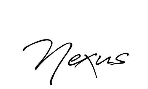 The best way (Antro_Vectra_Bolder) to make a short signature is to pick only two or three words in your name. The name Nexus include a total of six letters. For converting this name. Nexus signature style 7 images and pictures png