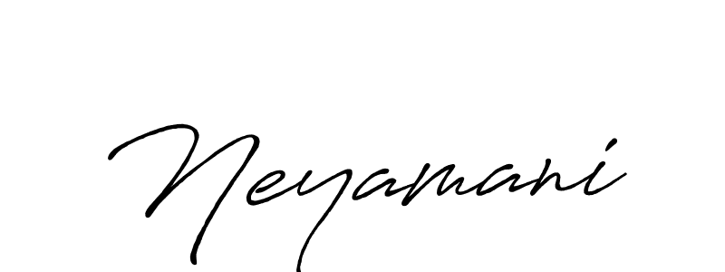 Neyamani stylish signature style. Best Handwritten Sign (Antro_Vectra_Bolder) for my name. Handwritten Signature Collection Ideas for my name Neyamani. Neyamani signature style 7 images and pictures png