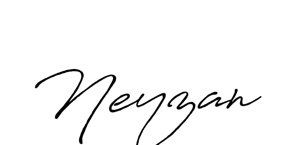 The best way (Antro_Vectra_Bolder) to make a short signature is to pick only two or three words in your name. The name Neyzan include a total of six letters. For converting this name. Neyzan signature style 7 images and pictures png