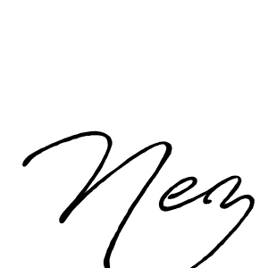 It looks lik you need a new signature style for name Nez. Design unique handwritten (Antro_Vectra_Bolder) signature with our free signature maker in just a few clicks. Nez signature style 7 images and pictures png