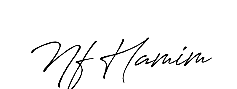 Once you've used our free online signature maker to create your best signature Antro_Vectra_Bolder style, it's time to enjoy all of the benefits that Nf Hamim name signing documents. Nf Hamim signature style 7 images and pictures png