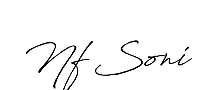 Make a short Nf Soni signature style. Manage your documents anywhere anytime using Antro_Vectra_Bolder. Create and add eSignatures, submit forms, share and send files easily. Nf Soni signature style 7 images and pictures png