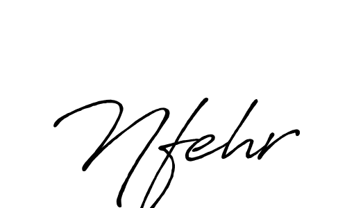 Design your own signature with our free online signature maker. With this signature software, you can create a handwritten (Antro_Vectra_Bolder) signature for name Nfehr. Nfehr signature style 7 images and pictures png