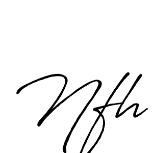 Create a beautiful signature design for name Nfh. With this signature (Antro_Vectra_Bolder) fonts, you can make a handwritten signature for free. Nfh signature style 7 images and pictures png