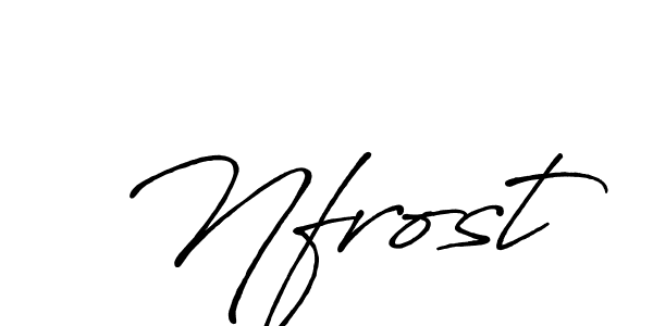Design your own signature with our free online signature maker. With this signature software, you can create a handwritten (Antro_Vectra_Bolder) signature for name Nfrost. Nfrost signature style 7 images and pictures png