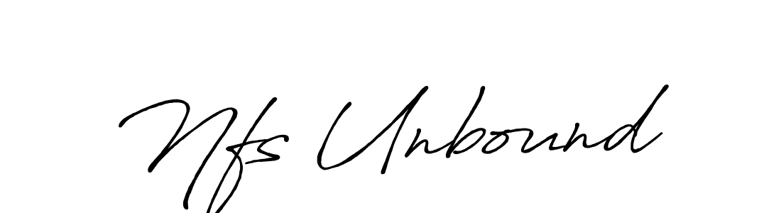Make a beautiful signature design for name Nfs Unbound. With this signature (Antro_Vectra_Bolder) style, you can create a handwritten signature for free. Nfs Unbound signature style 7 images and pictures png
