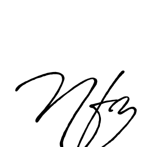 Make a beautiful signature design for name Nfz. With this signature (Antro_Vectra_Bolder) style, you can create a handwritten signature for free. Nfz signature style 7 images and pictures png