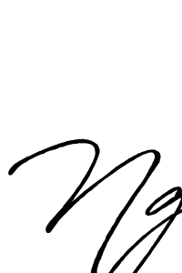 Ng stylish signature style. Best Handwritten Sign (Antro_Vectra_Bolder) for my name. Handwritten Signature Collection Ideas for my name Ng. Ng signature style 7 images and pictures png